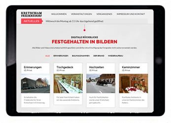 Printscreen der Webseite kretscham.com Printscreen der Webseite kretscham.com